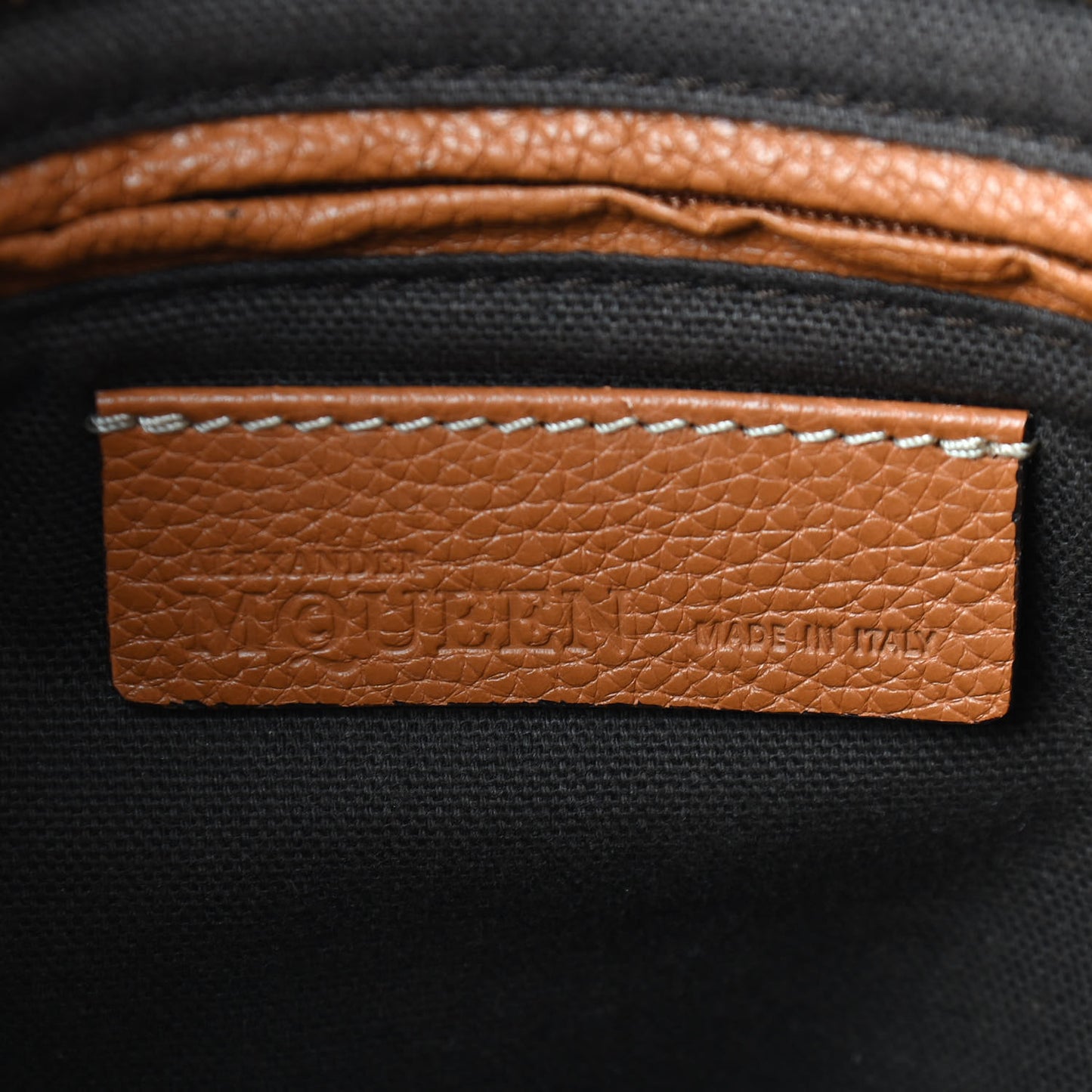 Pebbled Calfskin Small Skull Padlock Zip Around Tote Camel