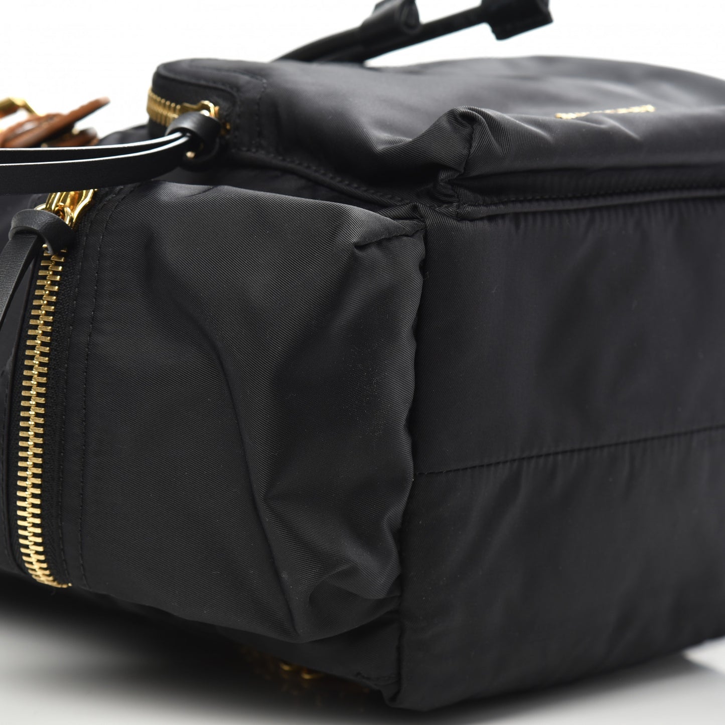 Nylon Medium Rucksack Backpack Black