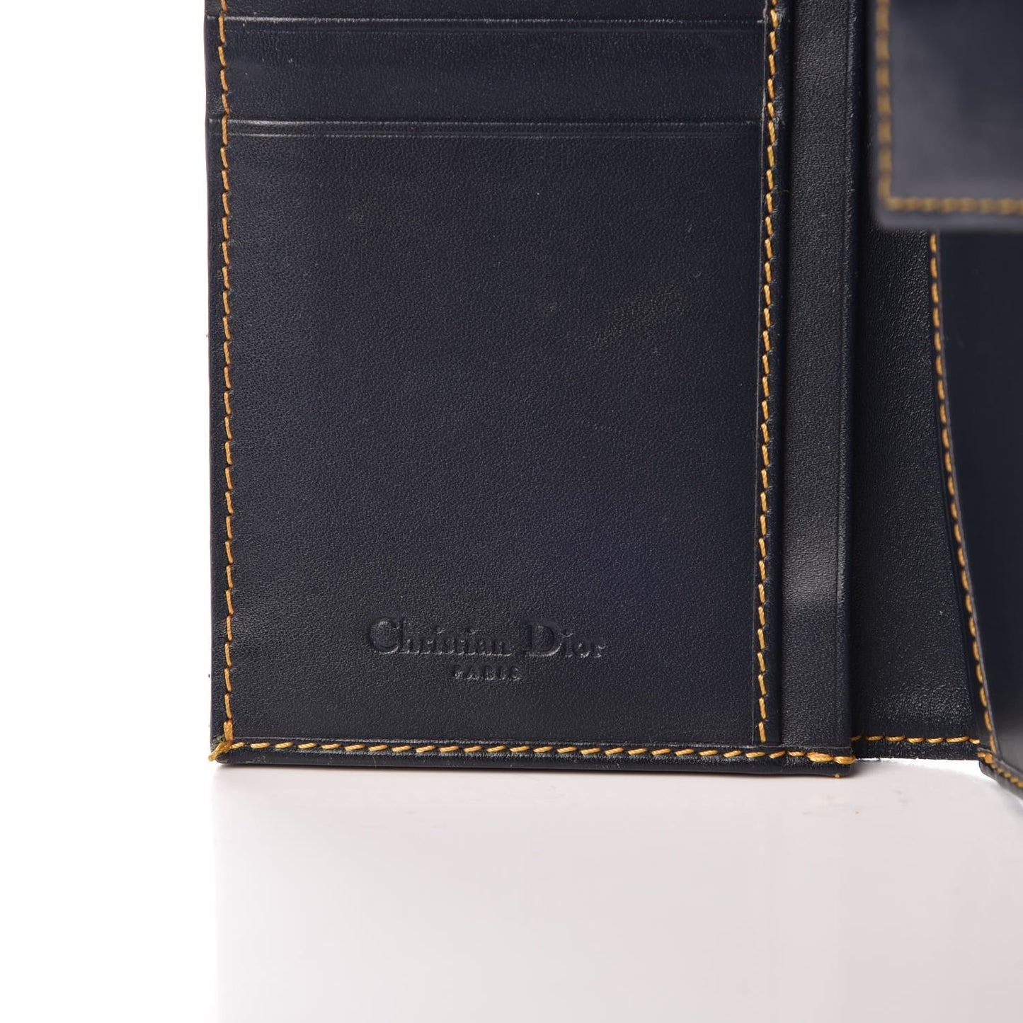Monogram Saddle Wallet Navy