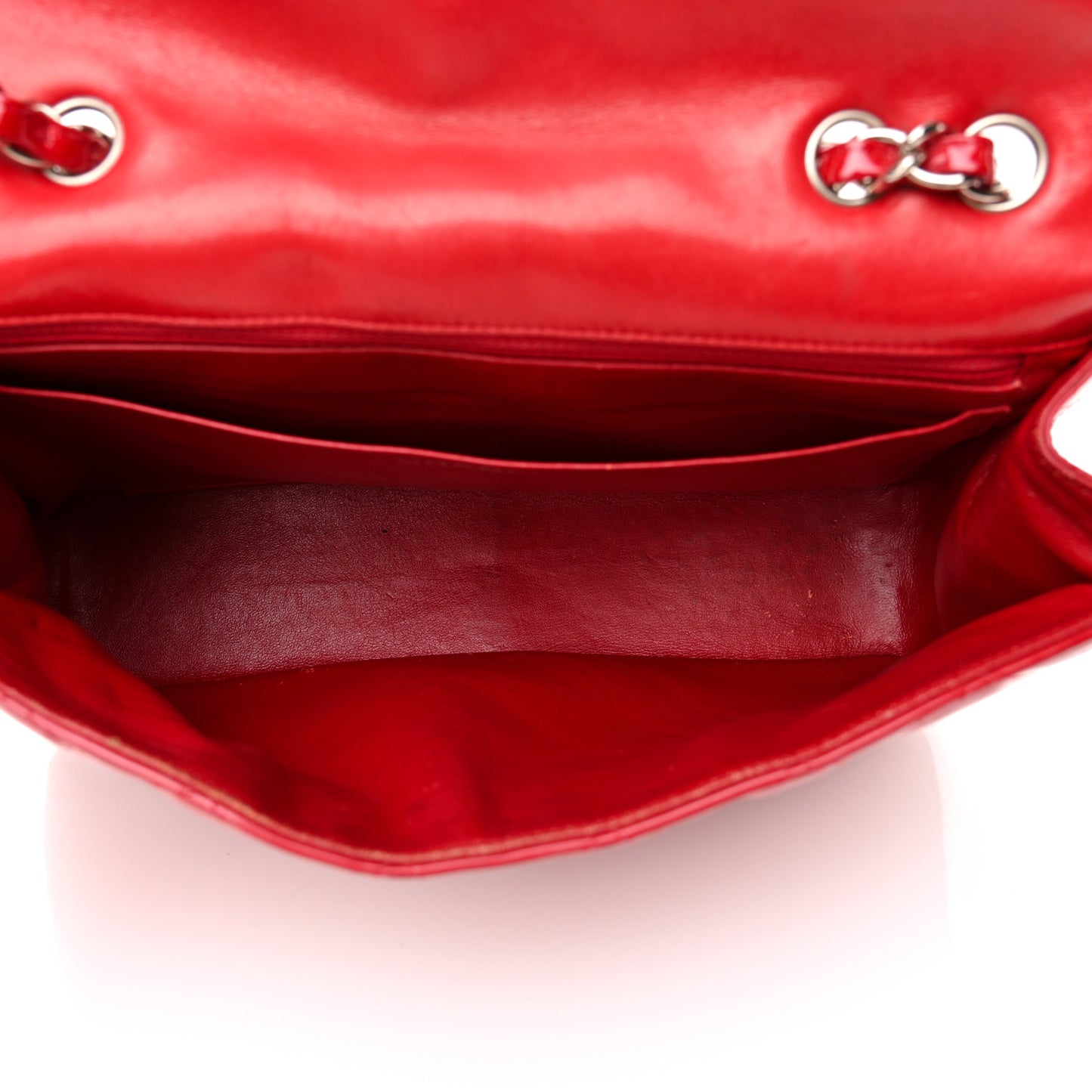 Patent Jumbo Single Flap Red