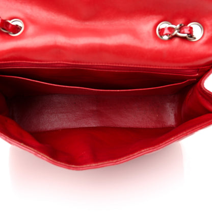 Chanel Patent Jumbo Single Flap Red 5 of 17