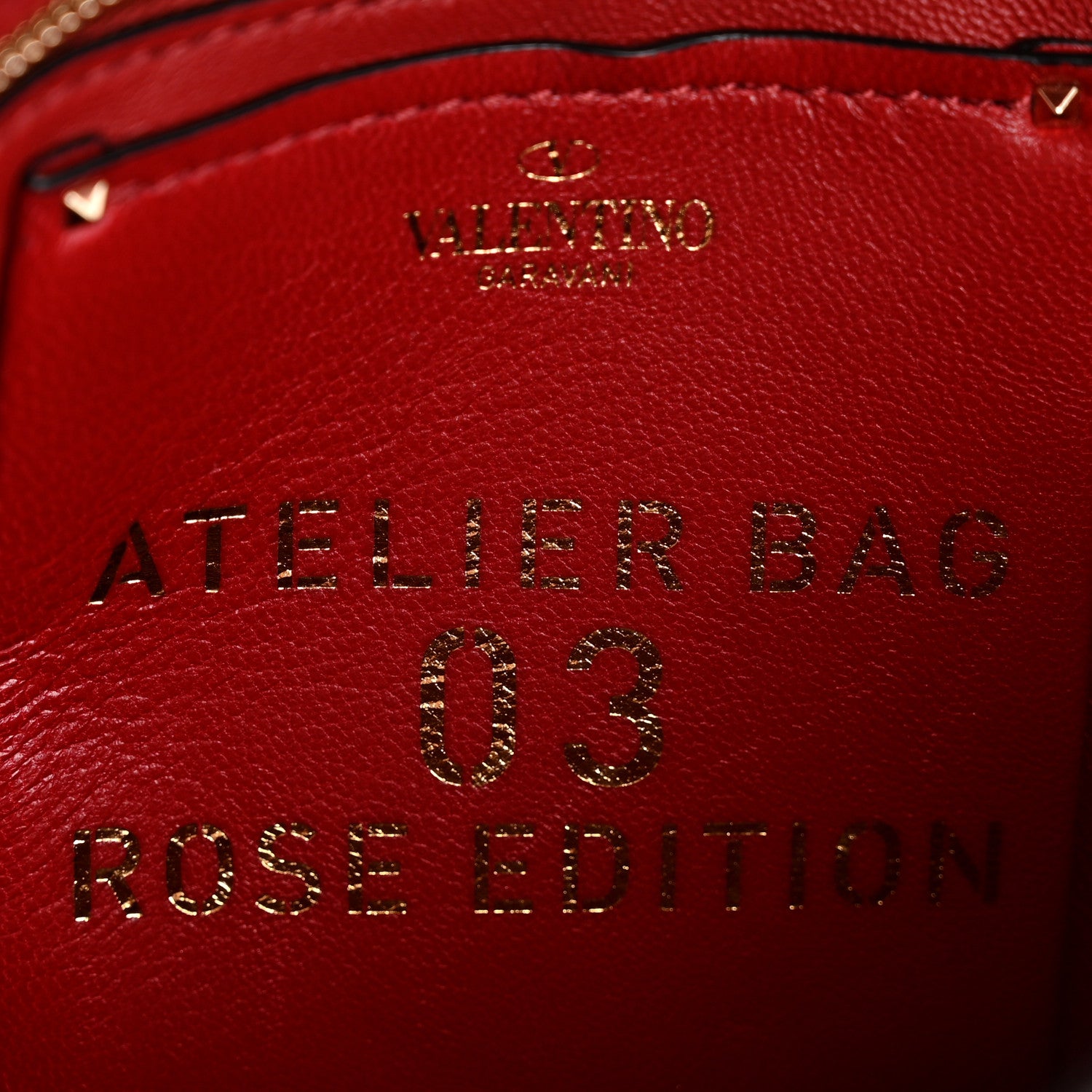 Valentino Garavani Nappa Atelier 03 Rose Edition Small Flap Crossbody Bag Cerise 6 of 15