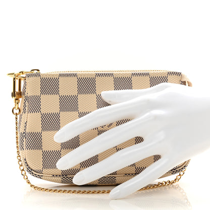 Louis Vuitton Damier Azur Mini Pochette Accessories 2 of 8
