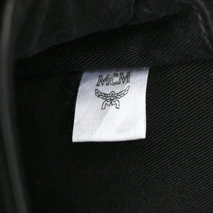 MCM Calfskin Ottomar Monogram Duke Backpack Black 7 of 12