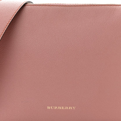 Burberry Soft Grain Calfskin House Check Small Helmsley Crossbody Dusty Pink 7 of 10