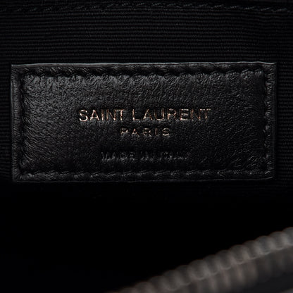 Saint Laurent Calfskin Matelasse Monogram Lou Camera Bag Black 6 of 9