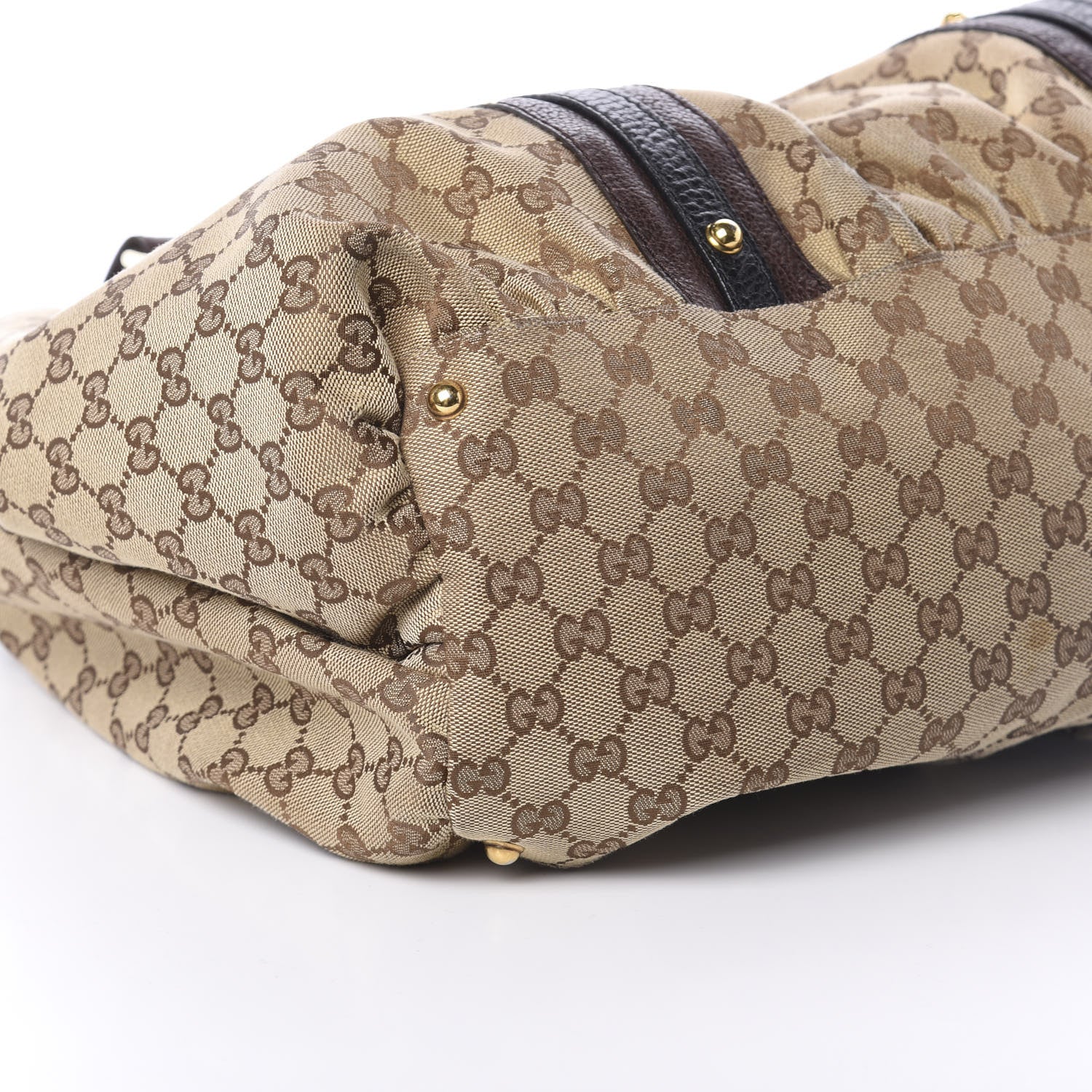 Gucci Monogram Medium Interlocking Icon Tote Dark Brown 8 of 9