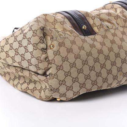 Gucci Monogram Medium Interlocking Icon Tote Dark Brown 8 of 9