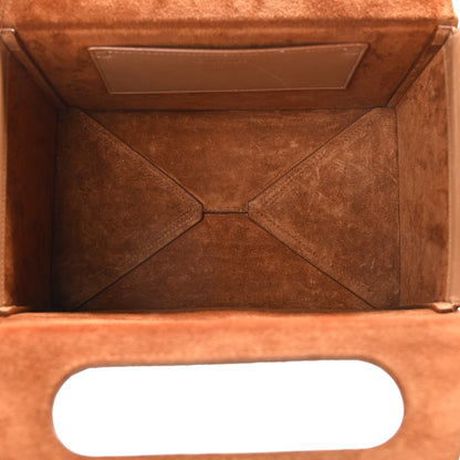 Saint Laurent Calfskin Monogram Take Away Box Dusty Vintage Brown Gold 5 of 11