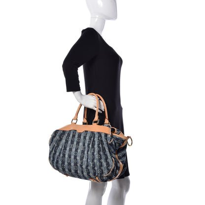 Louis Vuitton Denim Raye Cabas GM 3 of 11