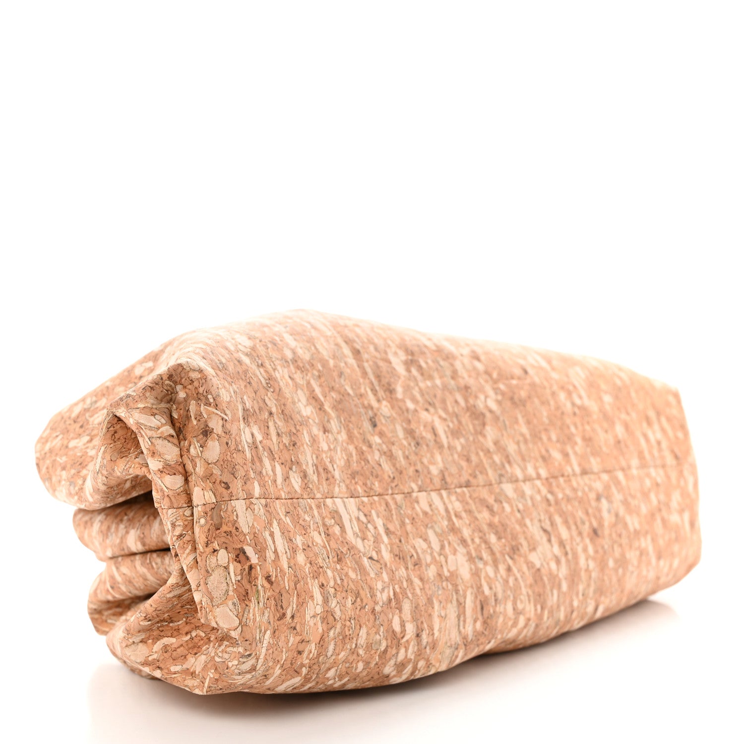 Bottega Veneta Cork The Pouch Oversized Clutch Natural 4 of 7