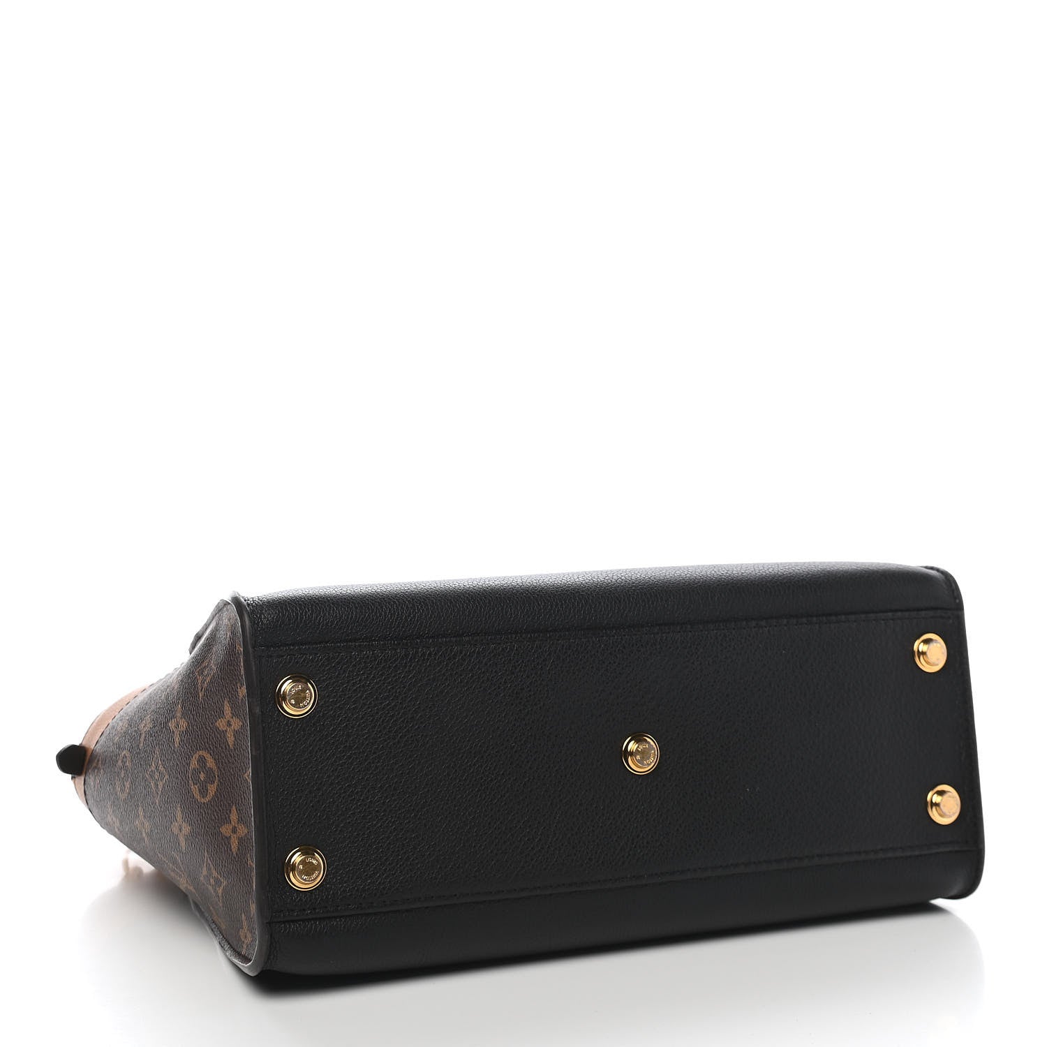 Louis Vuitton Calfskin Monogram On My Side Black 6 of 29