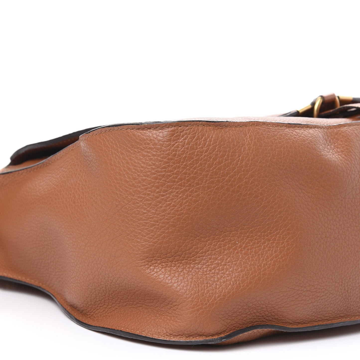 Calfskin Large Marcie Satchel Tan