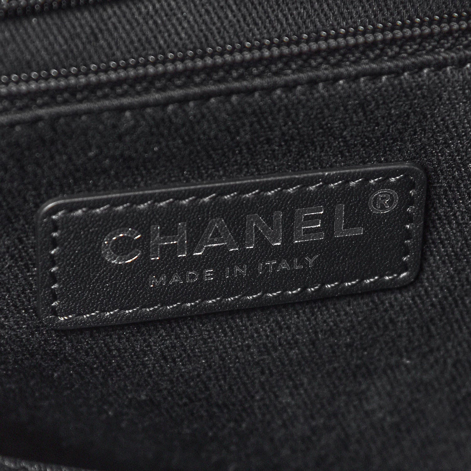 Chanel Canvas Large Double Face Shopping Tote Black 6 of 9