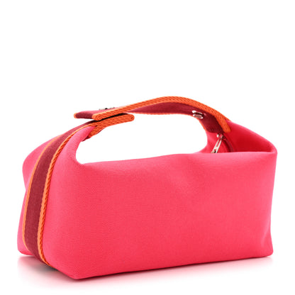 Hermes Canvas Small Bride-A-Brac Pouch Hibiscus 3 of 7