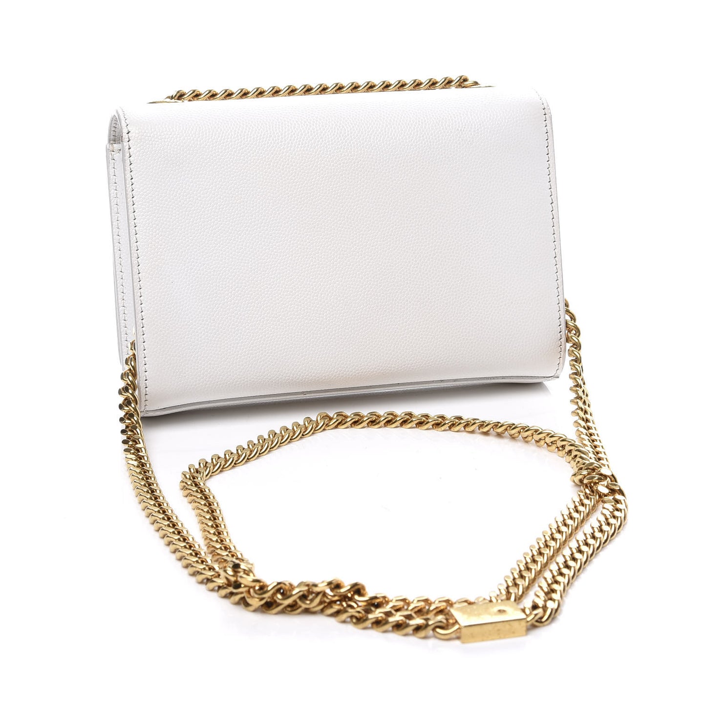 Grain De Poudre Small Monogram Kate Satchel Optical White
