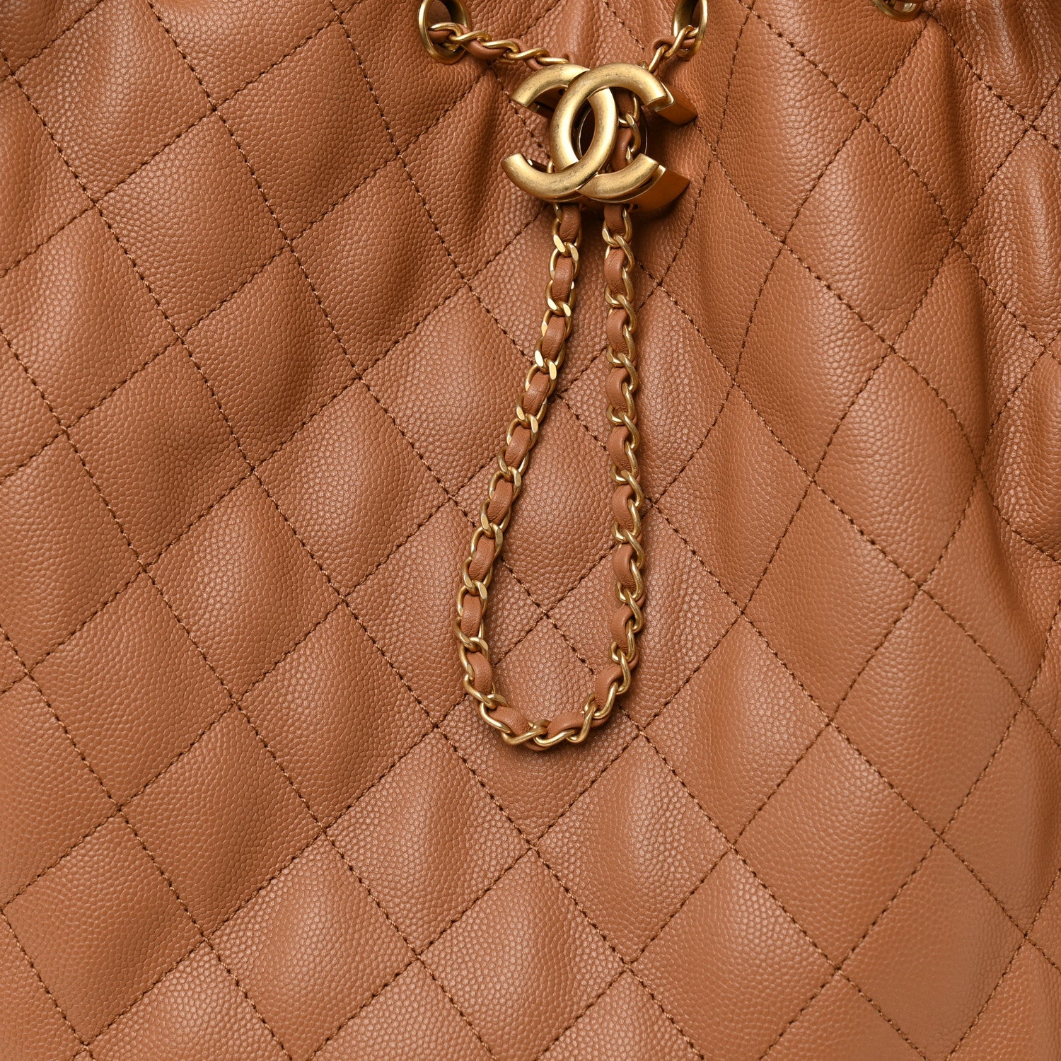 Chanel Caviar Quilted Medium Chanel 25 Handbag Brown 9 of 12