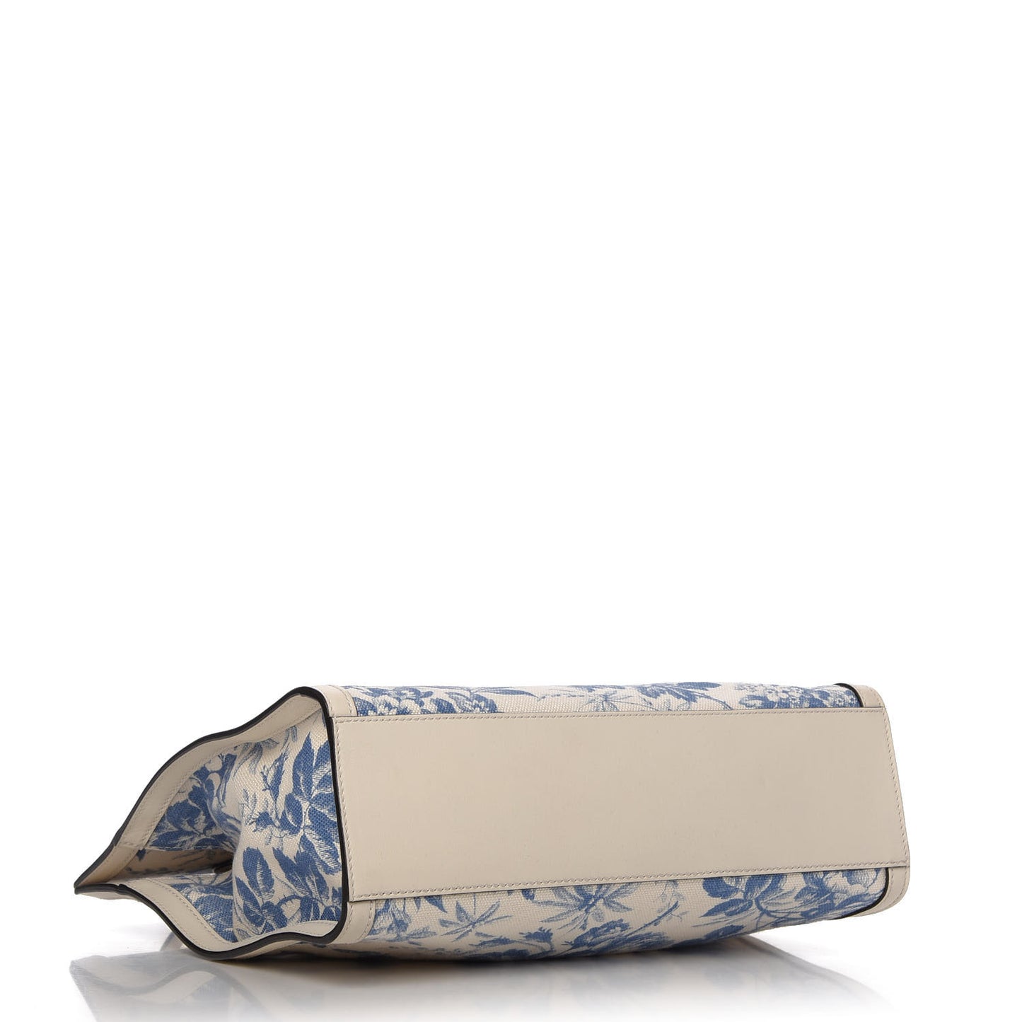 Canvas Herbarium Print Tote Blue