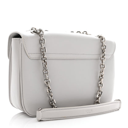 Celine Shiny Calfskin Medium C Bag Pale Grey 3 of 12