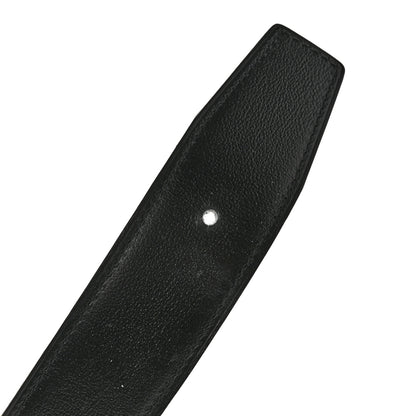 Hermes Box Togo 32mm Guilloche H Belt 75 30 Black Gold 10 of 12