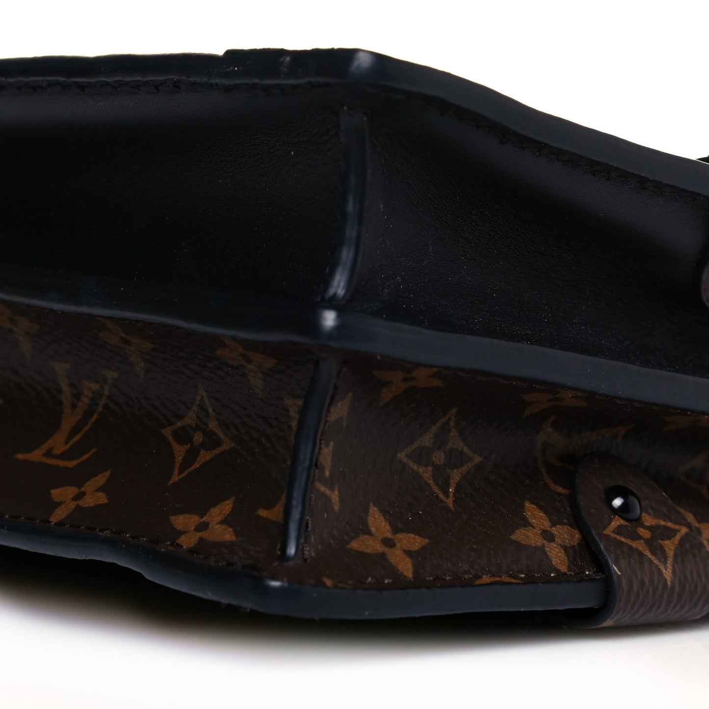 Reverse Monogram Trunk Clutch