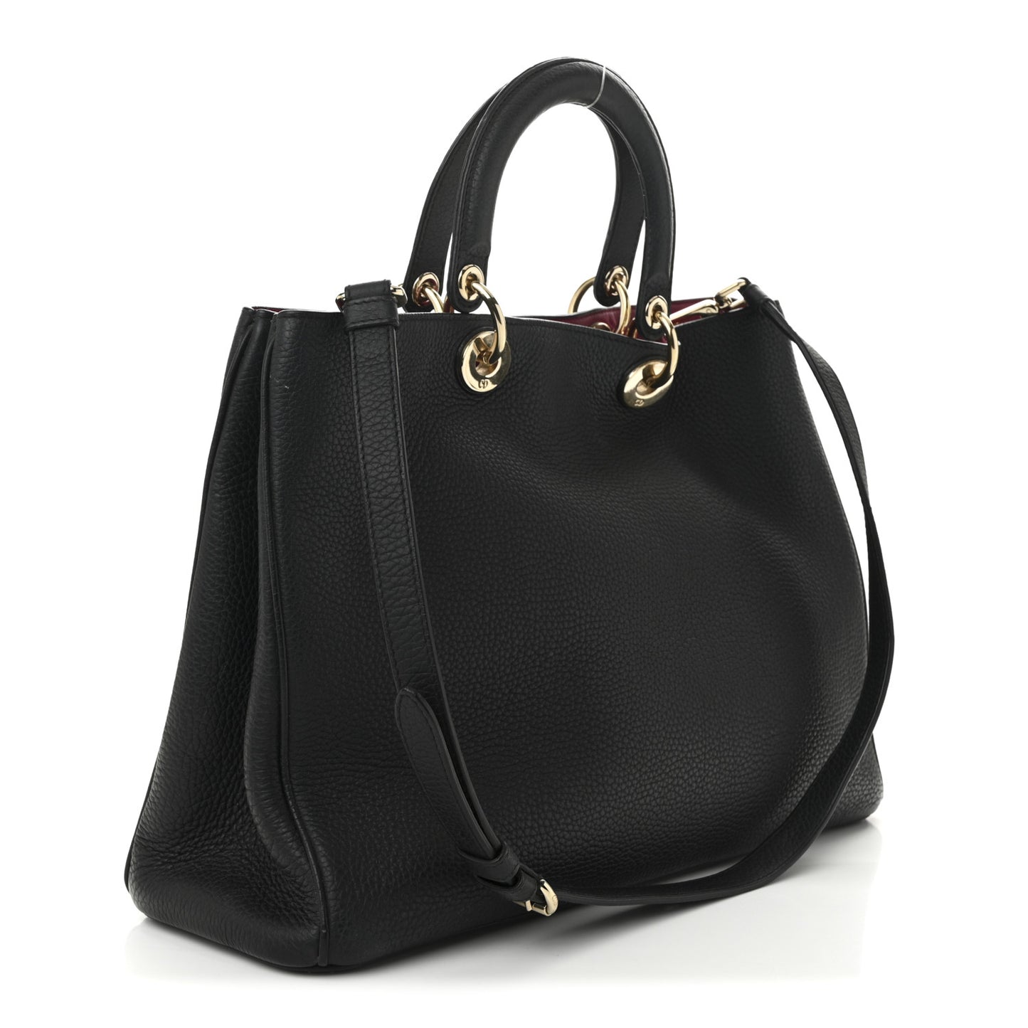 Bullcalf Large Diorissimo Tote Black Rose Indien