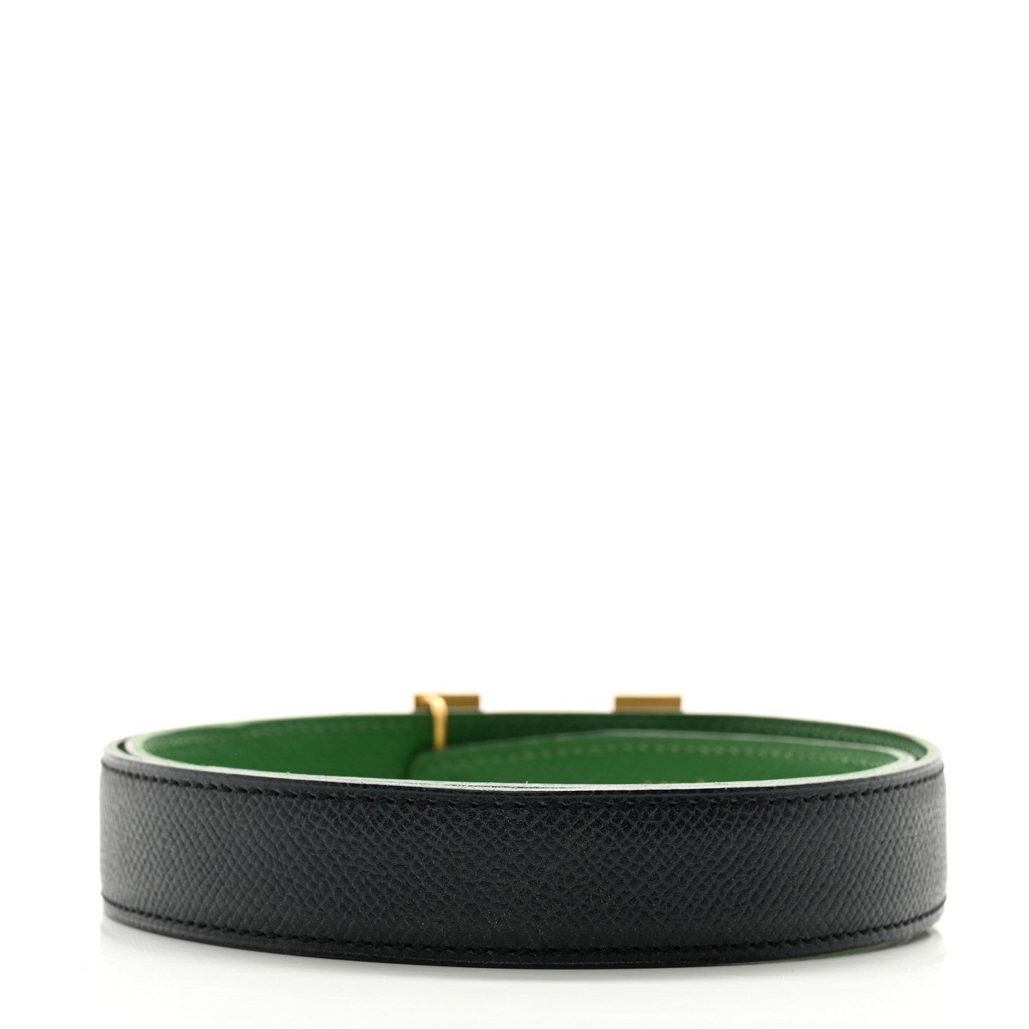 Hermes Epsom 24mm Mini Constance H Belt 70 28 Vert Bengale Bleu Indigo 2 of 9