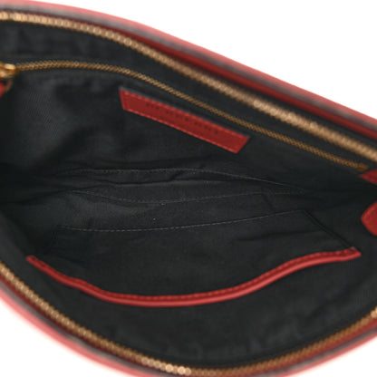 Burberry Horseferry Check Small Chichester Crossbody Clutch Bag Parade Red 5 of 10