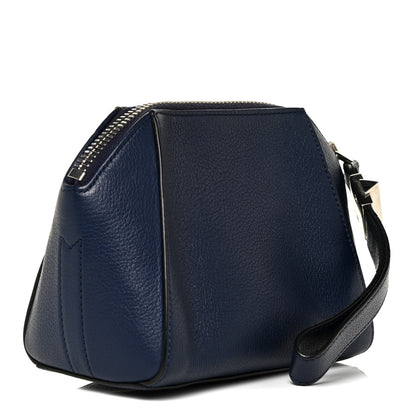 Givenchy Sugar Goatskin Small Antigona Beauty Wristlet Navy 3 of 12