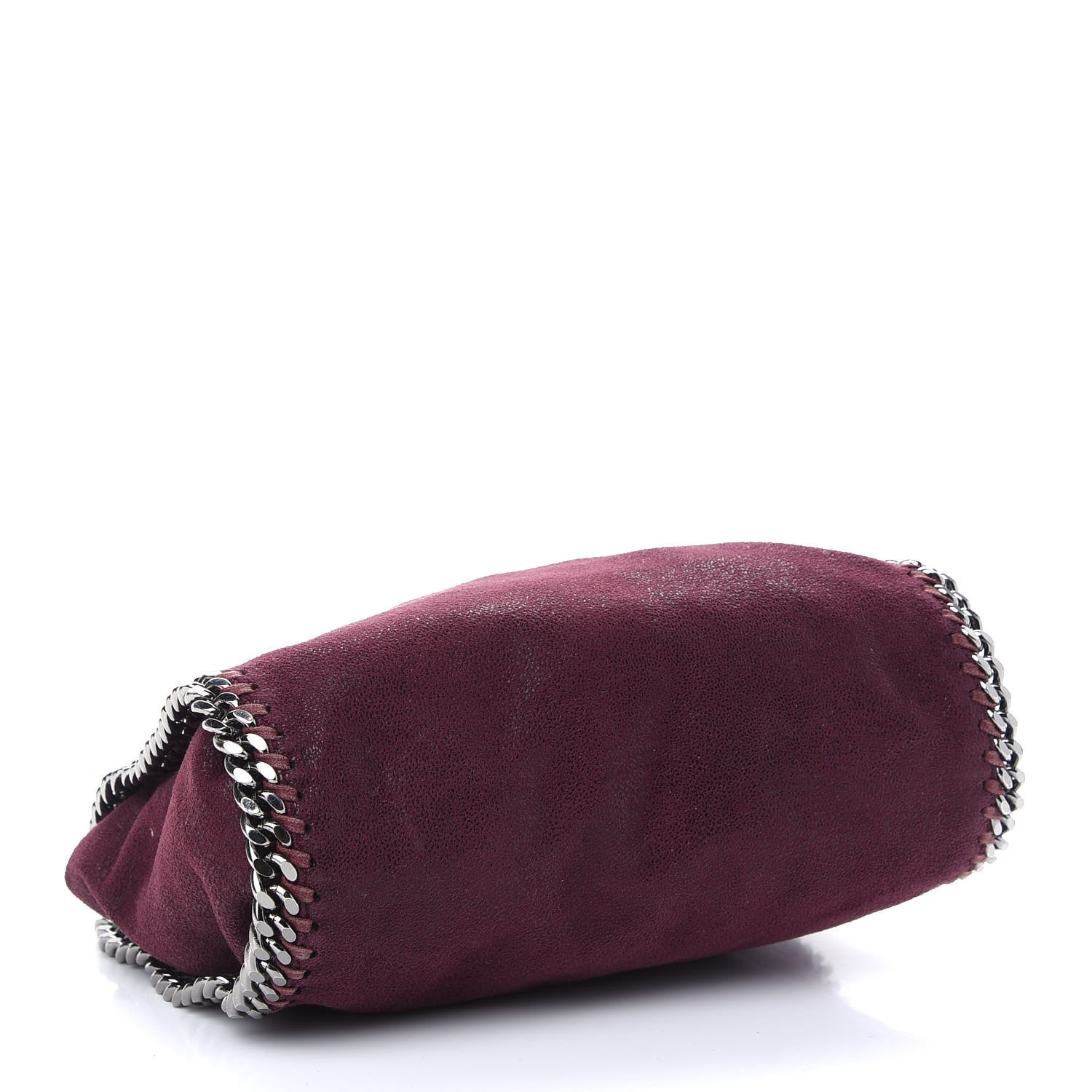 Stella McCartney Shaggy Deer Mini Falabella Fold Over Tote Plum 4 of 9