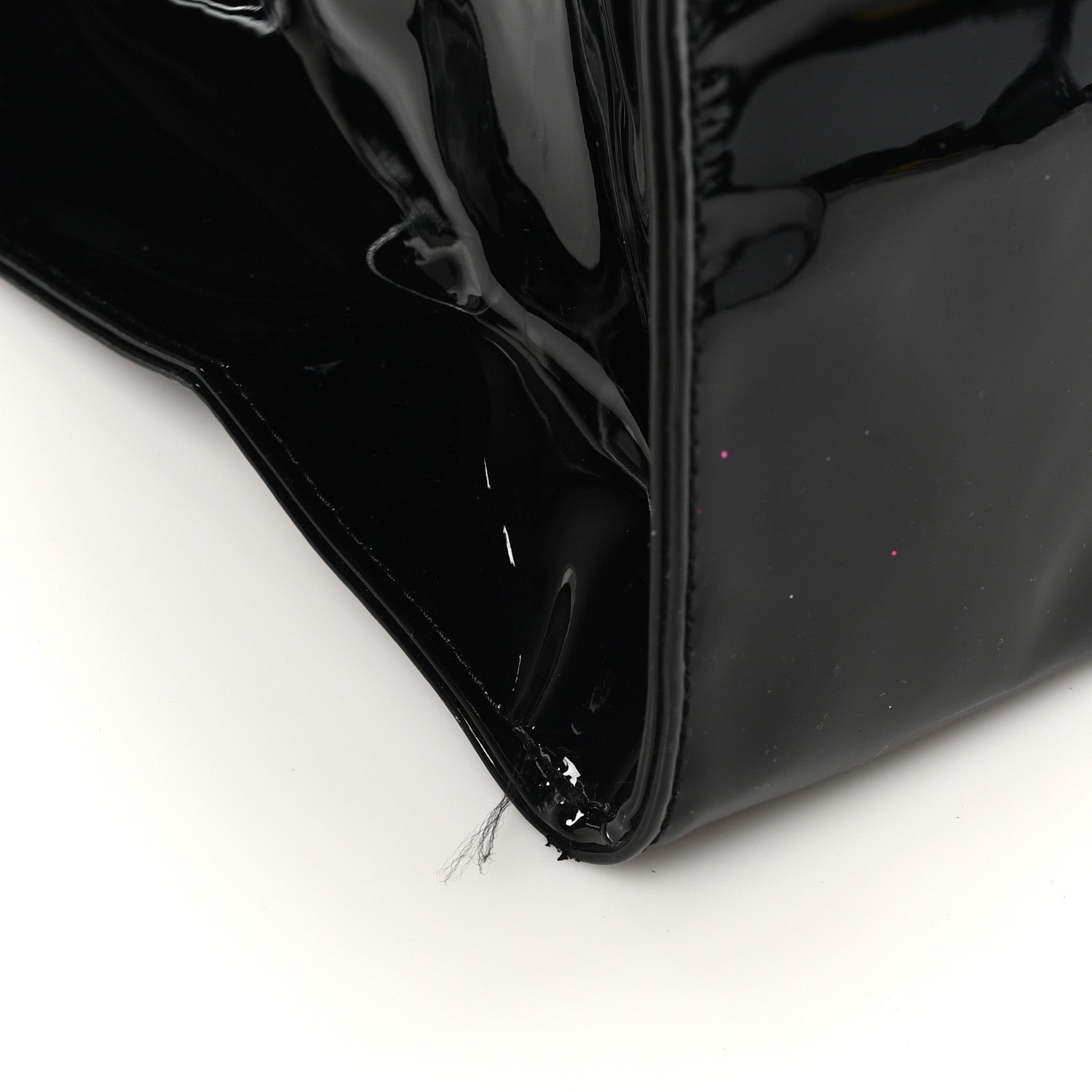 Telfar Patent Vegan Leather Large Shopping Bag Black 10 of 10