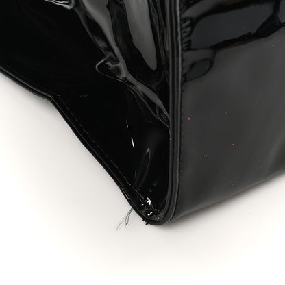 Telfar Patent Vegan Leather Large Shopping Bag Black 10 of 10