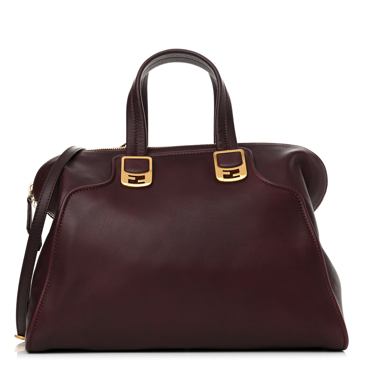 Fendi Vitello Dolce Marmol Large Chameleon Tote Ametista 1 of 10