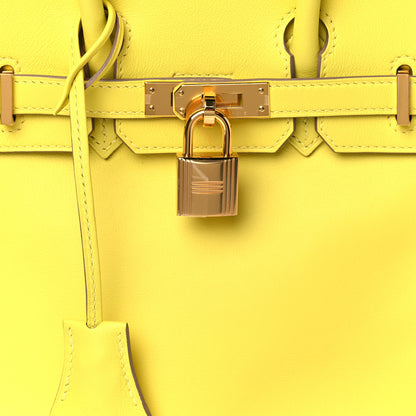 Hermes Swift Birkin 25 Lime 8 of 13