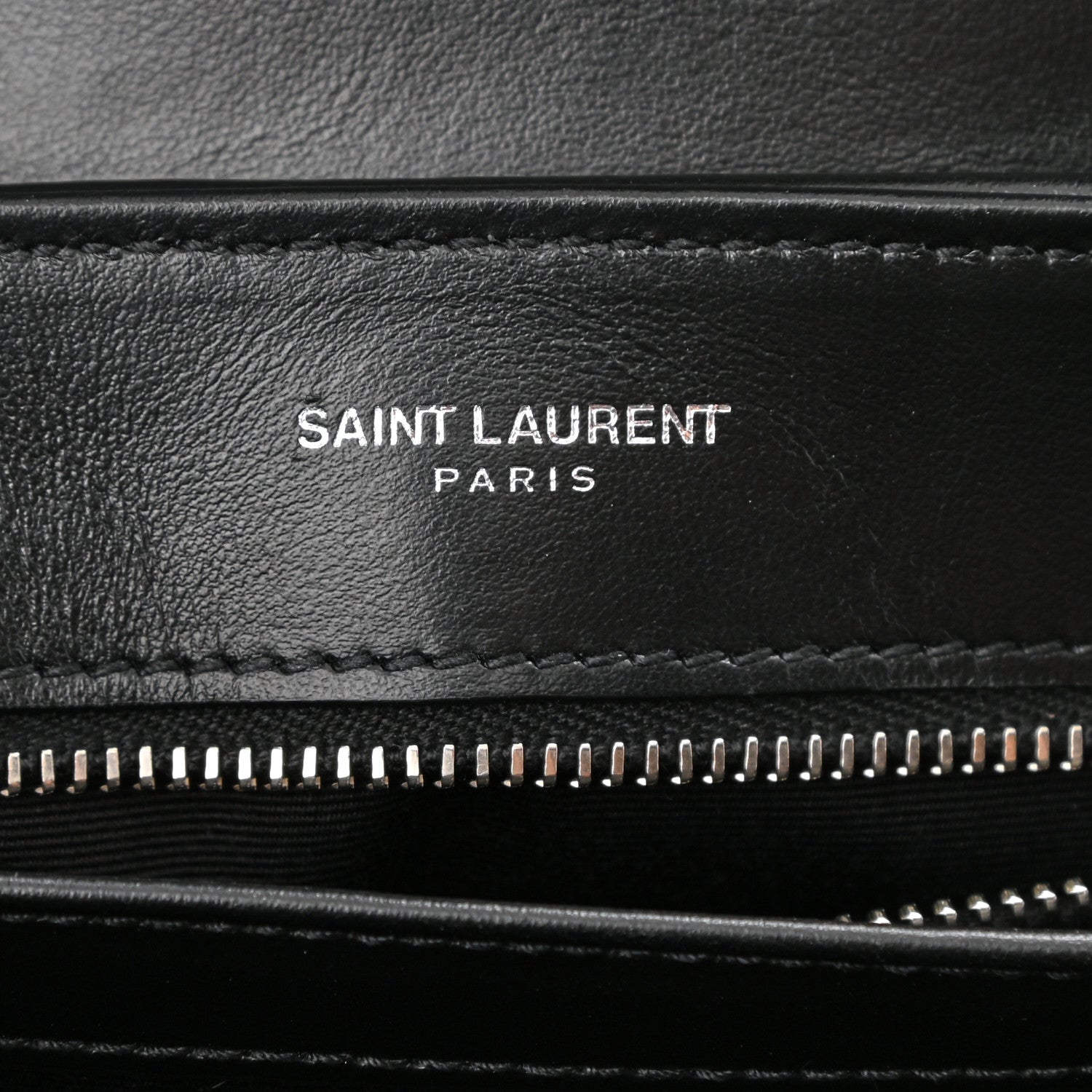 Saint Laurent Calfskin Y Quilted Monogram Toy Loulou Crossbody Bag Black 6 of 12
