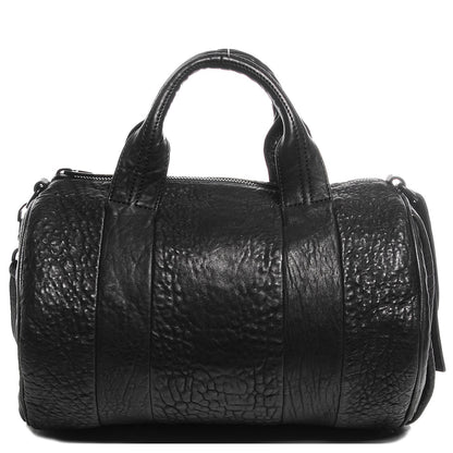 Alexander Wang Pebbled Lambskin Rocco Black Matte Black Hardware 1 of 7