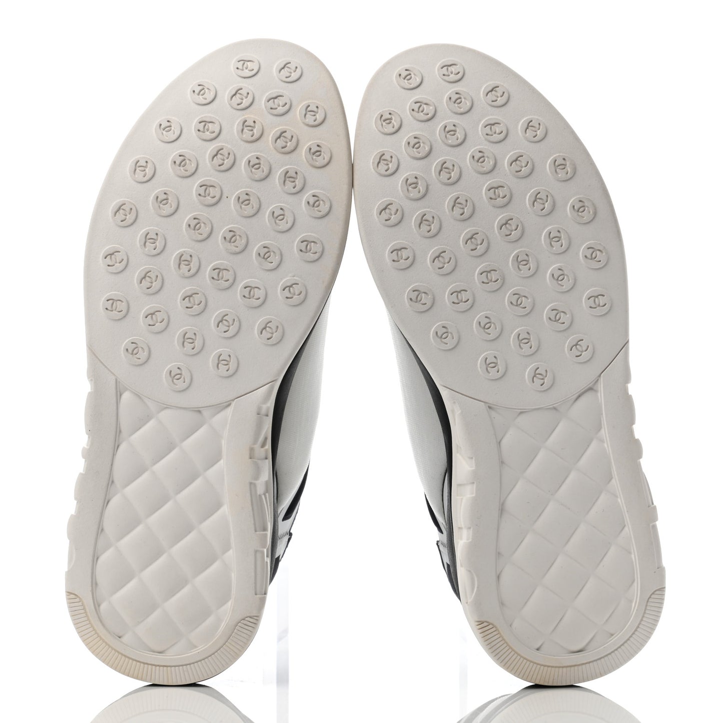 Lycra Womens CC Sneakers 36 White Black