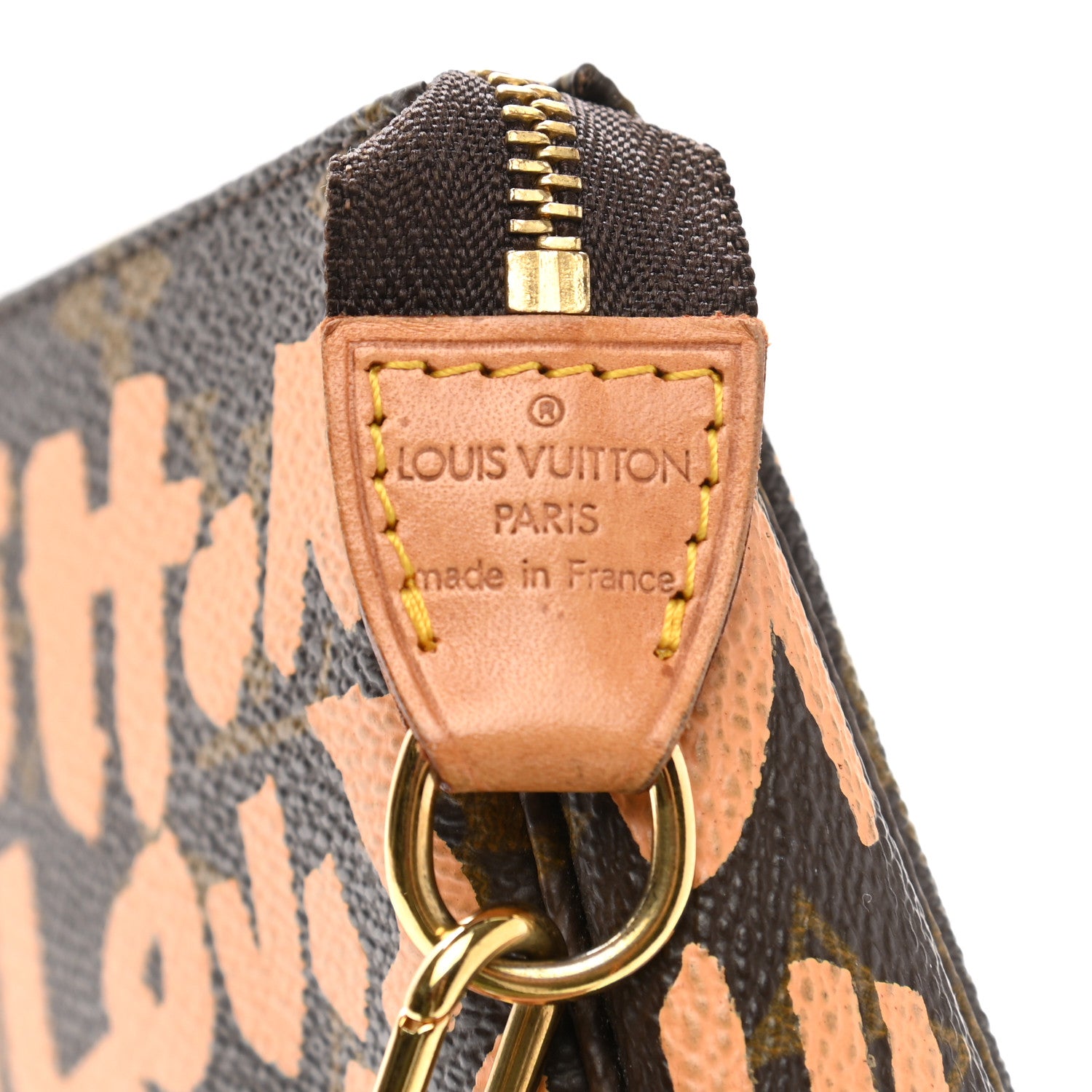 Louis Vuitton Monogram Graffiti Pochette Accessories Peach 6 of 10