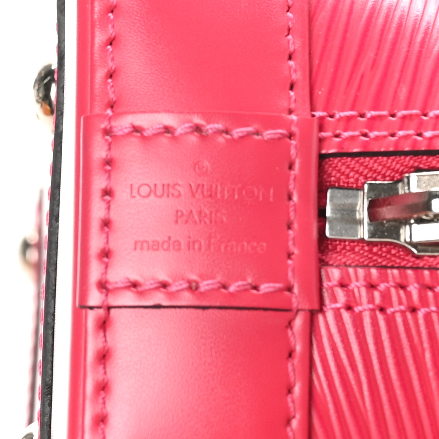 Louis Vuitton Epi Jacquard Alma BB Rose Pondicherry 6 of 10