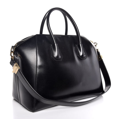 Givenchy Shiny Lord Calfskin Medium Antigona Black 3 of 8