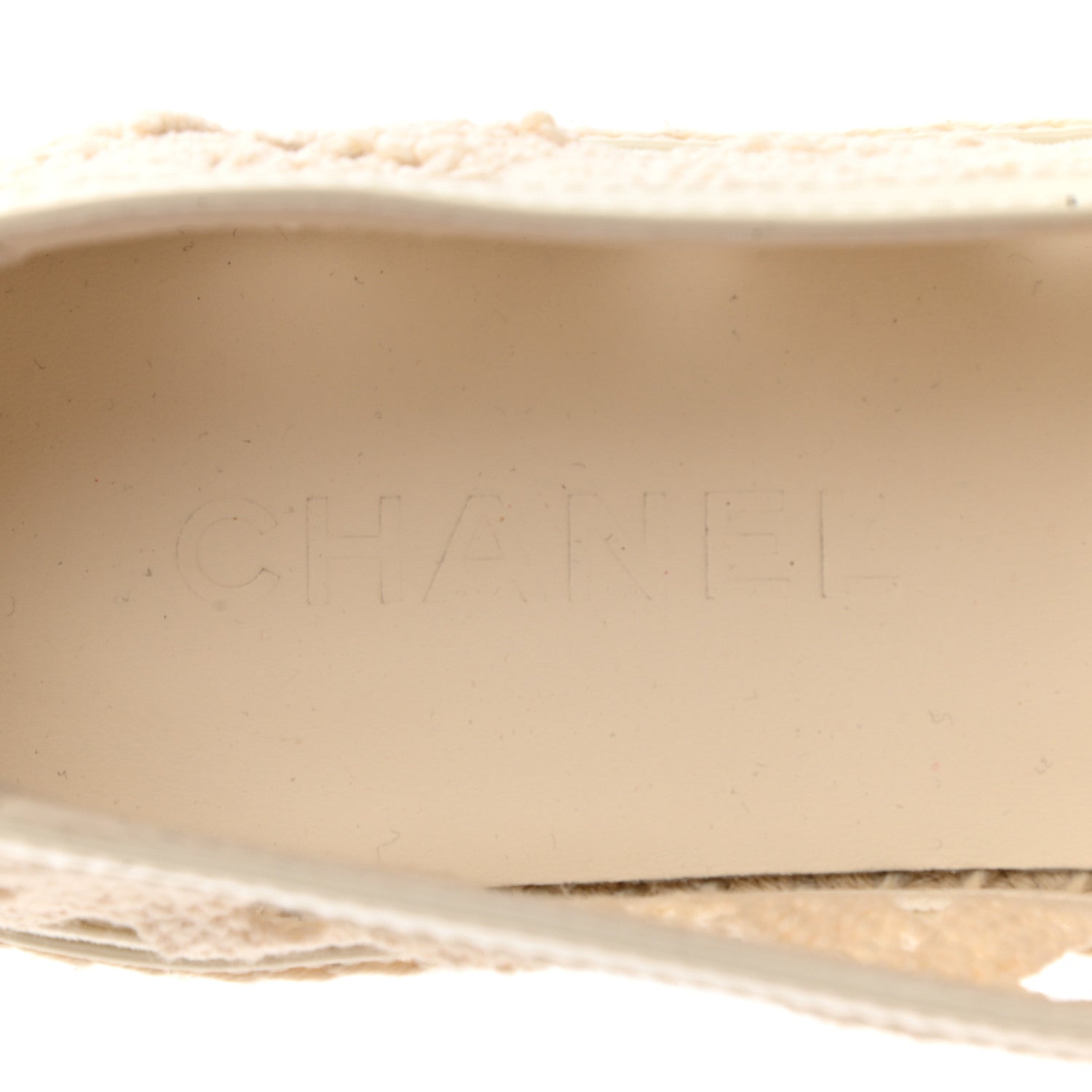 Chanel Macrame Patent CC Espadrilles 41 Beige Ivory 8 of 10
