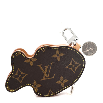 Louis Vuitton Calfskin Monogram LV Taiyaki Bag Charm Beige 2 of 6