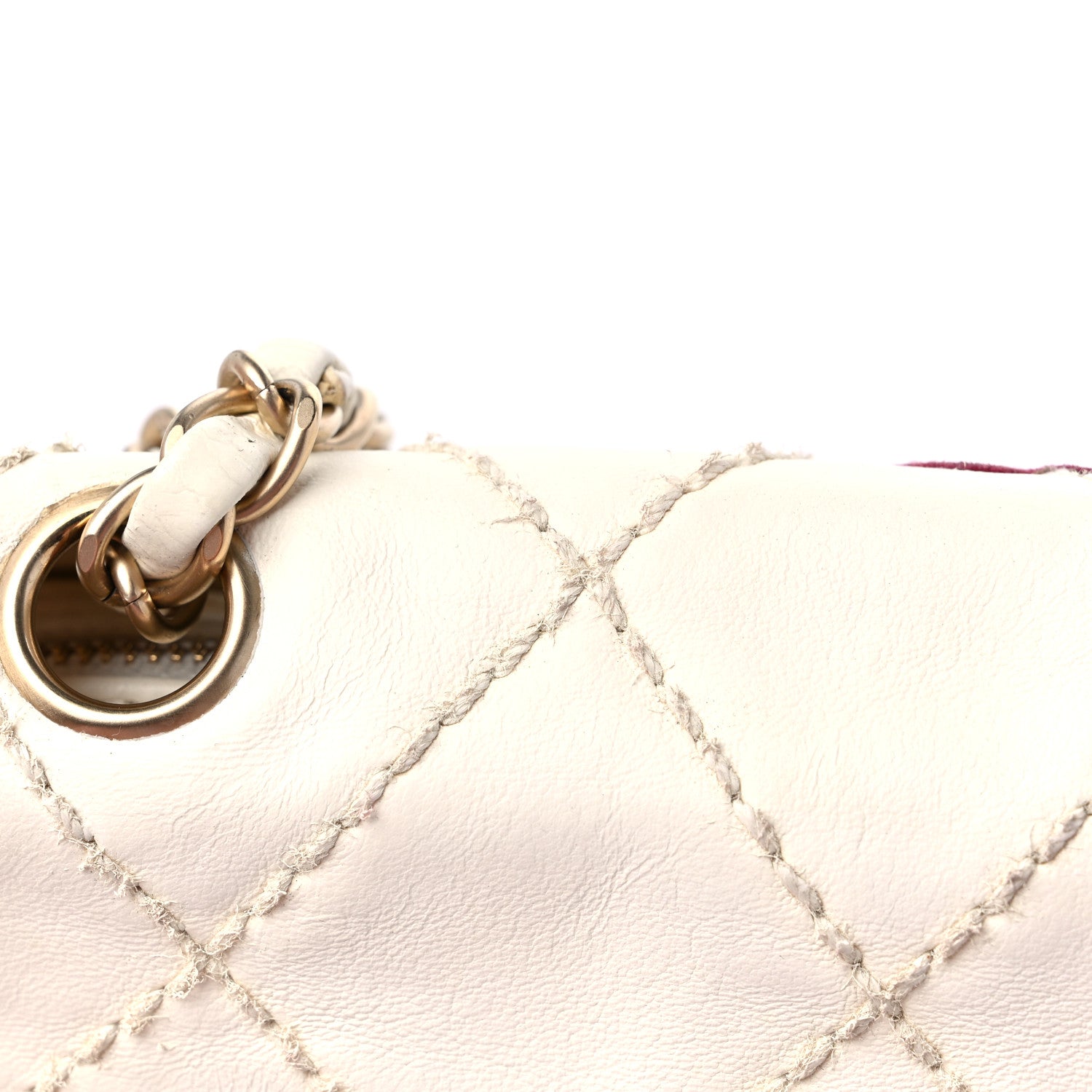 Chanel Lambskin Quilted Flower Patch Single Flap White 17 of 17