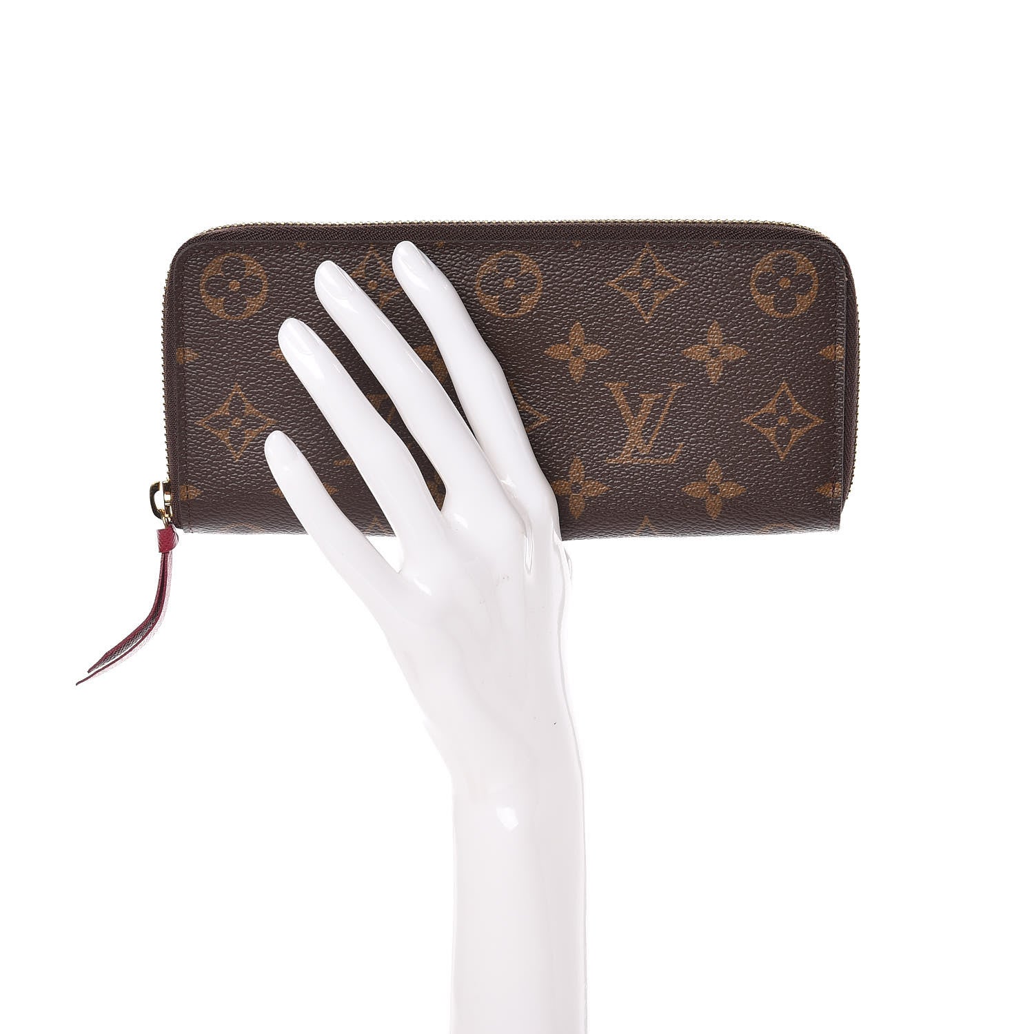 Louis Vuitton Monogram Clemence Wallet Fuchsia 2 of 7