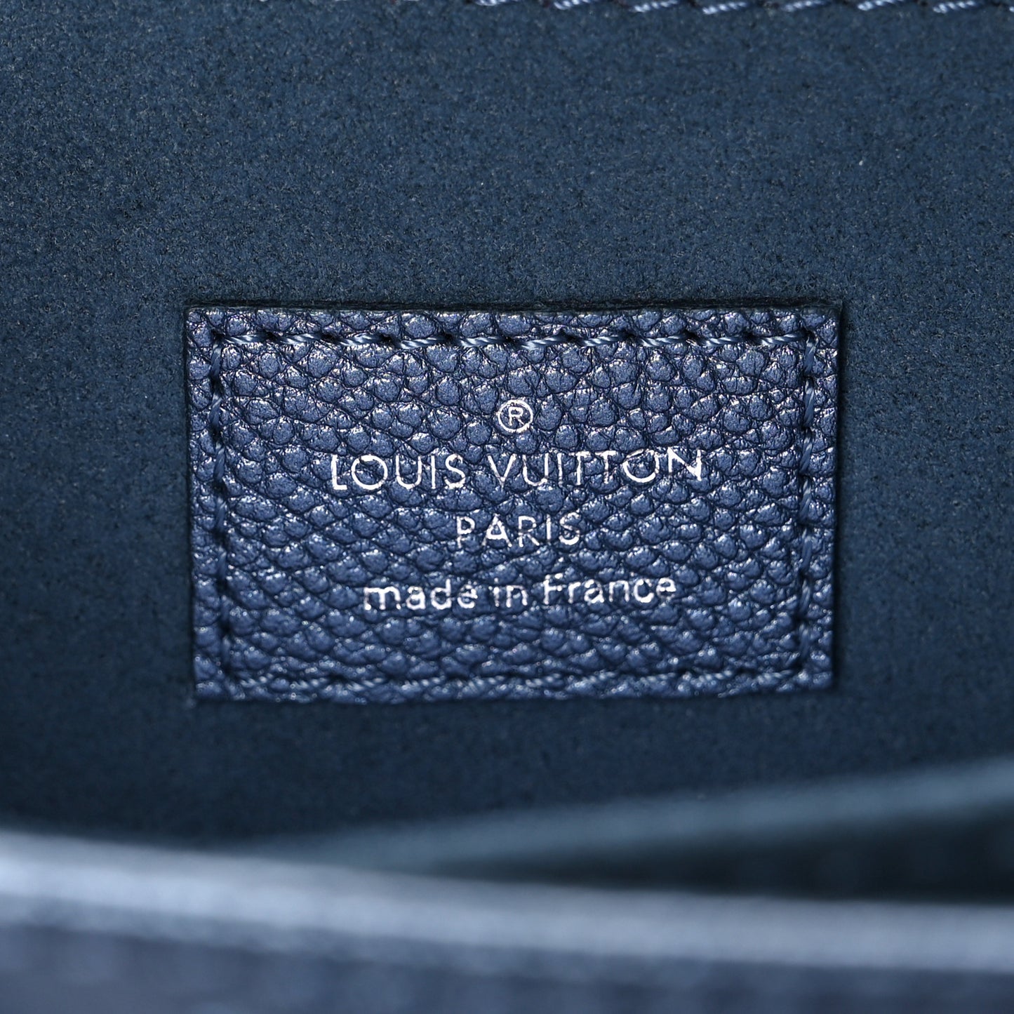 Metallic Empreinte Monogram Giant Pochette Metis Navy Nacre