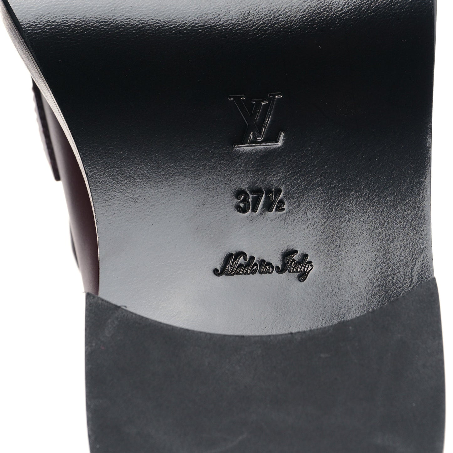 Calfskin Academy Loafers 37.5 Burgundy