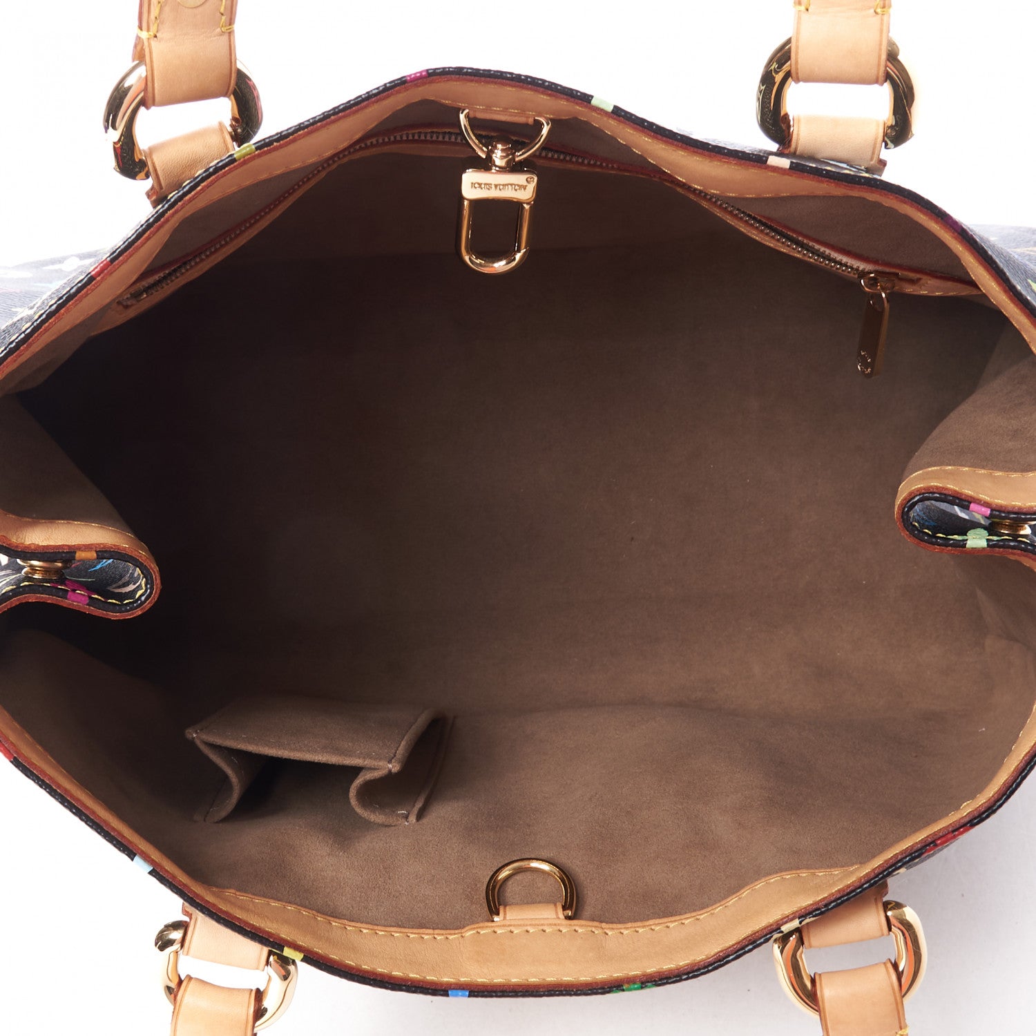 Louis Vuitton Monogram Multicolor Aurelia MM Black 4 of 7