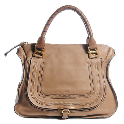 Chloe Calfskin Large Marcie Satchel Nut 1 of 13