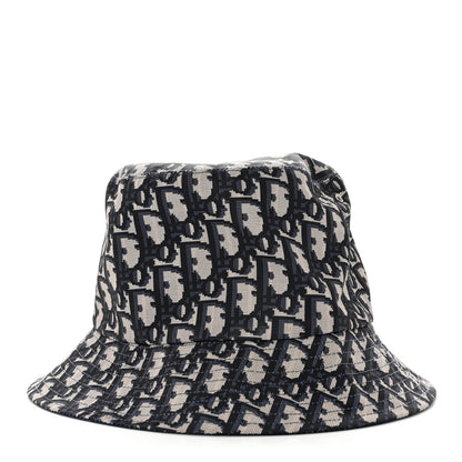 Christian Dior Oblique Reversible Teddy-D Brim Bucket Hat Blue 1 of 7