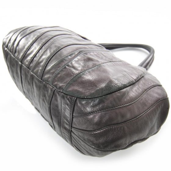 Nappa Mordore Stripes Shoulder Bag Ribes